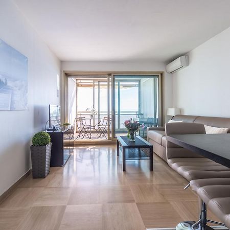 Sea Front - Panoramic Sea View Studio With Terrace นีซ ภายนอก รูปภาพ