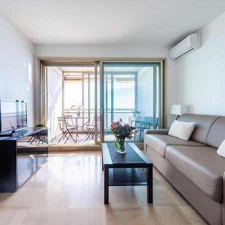 Sea Front - Panoramic Sea View Studio With Terrace นีซ ภายนอก รูปภาพ